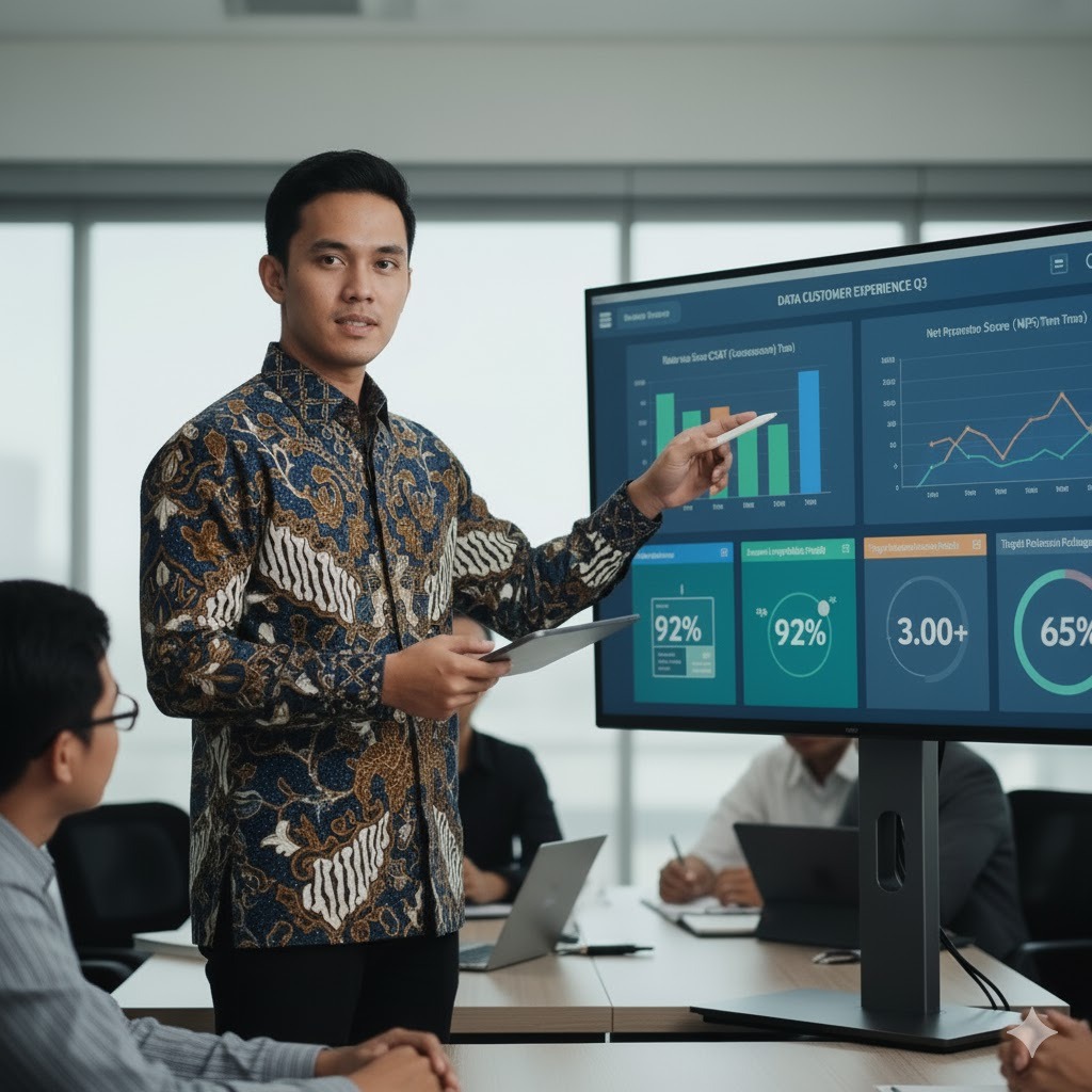 Transformasi layanan cabang bank berbasis data dan insight CX.